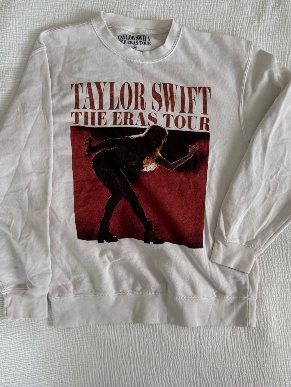 Taylor Swift White Reputation Crewneck